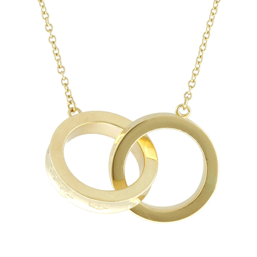 Tiffany Co Interlocking Circles Necklace Sterling Silver